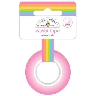 Doodlebug Fairy Garden Washi Tape - Rainbow Bright